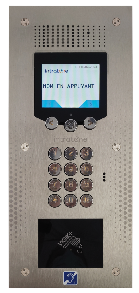 Interphone Intratone équipé de Vigik+ à Grenoble — Isère